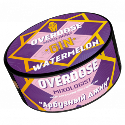 Табак Overdose - Gin Watermelon (Арбузный Джин, 100 грамм)