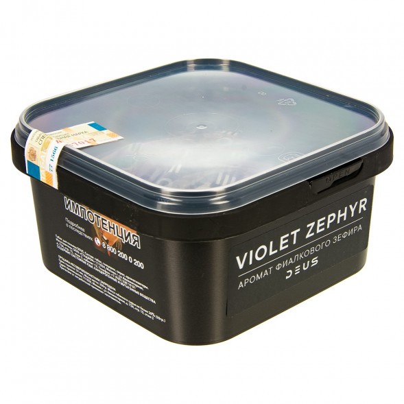 Табак Deus - Violet Zephyr (Фиалковый Зефир, 250 грамм) купить в Перми