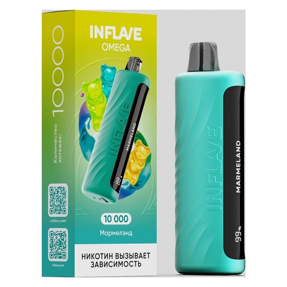 INFLAVE OMEGA - Мармелэнд (Marmeland, 10000 затяжек) купить в Перми
