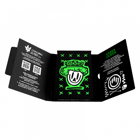 Табак Хулиган - Green Queen (Мятный Чай с Мёдом, 25 грамм) купить в Перми