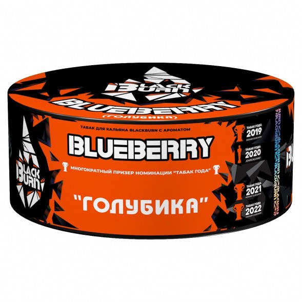 Табак BlackBurn - Blueberry (Голубика, 100 грамм) купить в Перми
