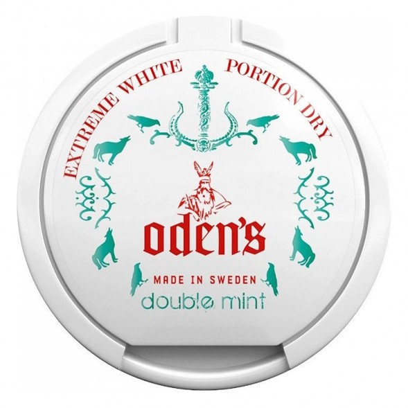 Табак жевательный ODENS - Double Mint Extreme White Dry (13 грамм, Швеция) купить в Перми