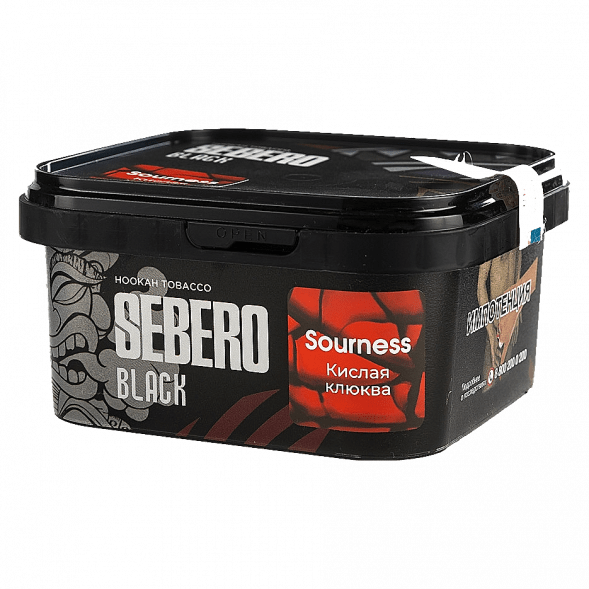 Табак Sebero Black - Sourness (Кислая Клюква, 200 грамм) купить в Перми