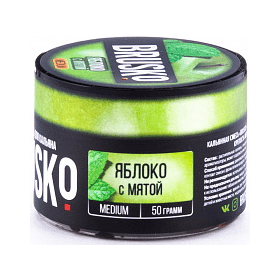 Смесь Brusko Medium - Яблоко с Мятой (50 грамм) купить в Перми