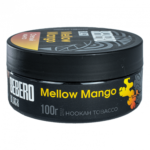 Табак Sebero Black - Mellow Mango (Спелый Манго, 100 грамм) купить в Перми