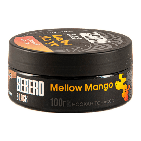 Табак Sebero Black - Mellow Mango (Спелый Манго, 100 грамм) купить в Перми