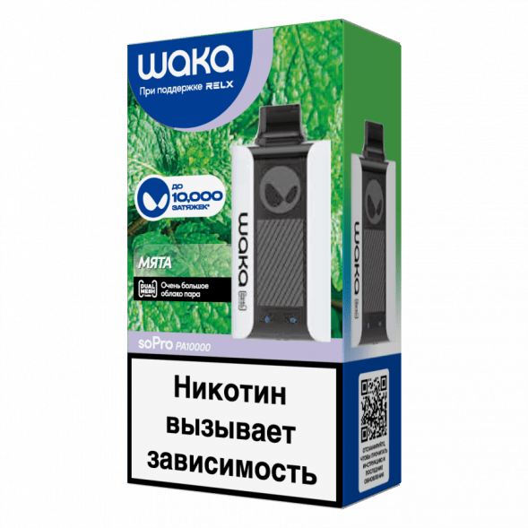 WAKA - Мята (10000 затяжек) купить в Перми