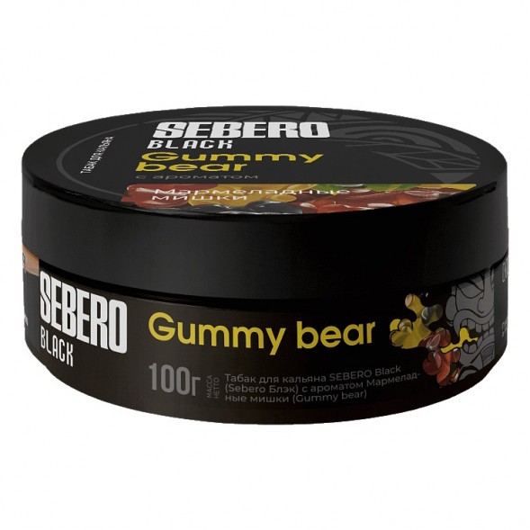 Табак Sebero Black - Gummy Bear (Мармеладные Мишки, 100 грамм) купить в Перми