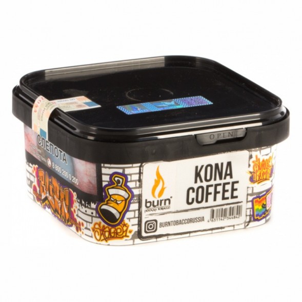 Табак Burn - Kona Coffee (Кона Кофе, 200 грамм) купить в Перми