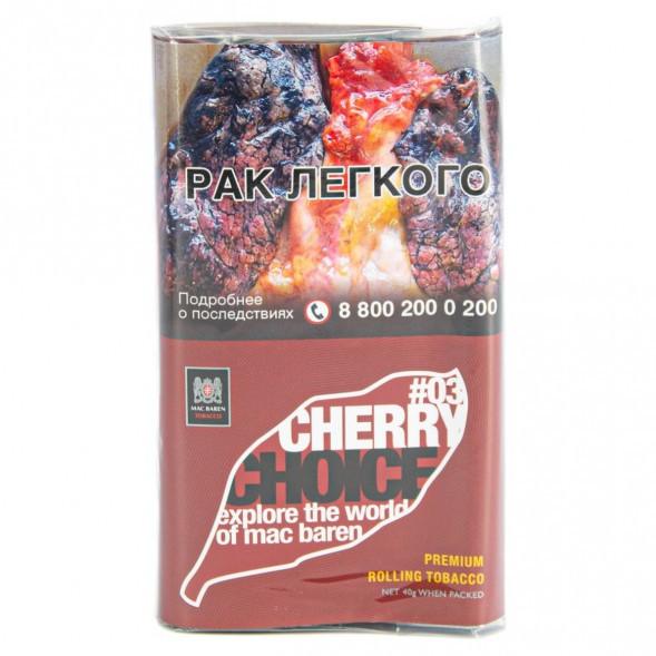 Табак сигаретный Mac Baren - Cherry Choice (40 грамм) купить в Перми