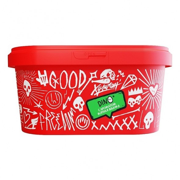 Табак Хулиган - DINO (Мятная Жвачка, 200 грамм) купить в Перми