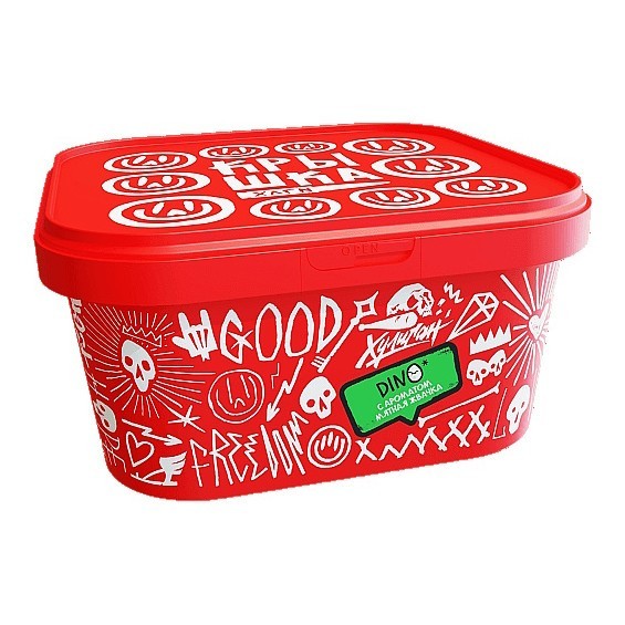 Табак Хулиган - DINO (Мятная Жвачка, 200 грамм) купить в Перми