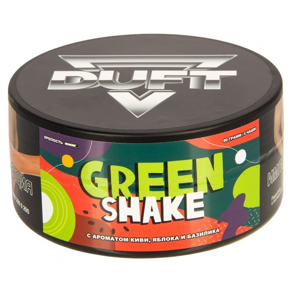 Табак Duft - Green Shake (Киви Яблоко Базилик, 80 грамм) купить в Перми