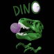 Табак Хулиган Hard - DINO (Мятная Жвачка, 200 грамм) купить в Перми