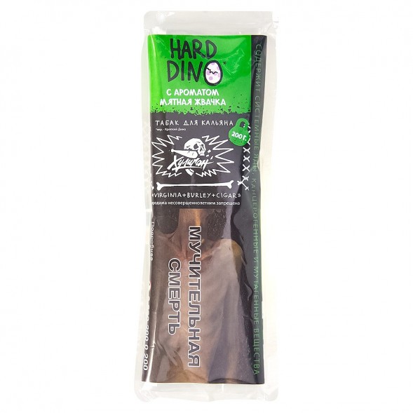 Табак Хулиган Hard - DINO (Мятная Жвачка, 200 грамм) купить в Перми