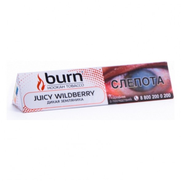 Табак Burn - Juicy Wildberry (Дикая Земляника, 25 грамм) купить в Перми