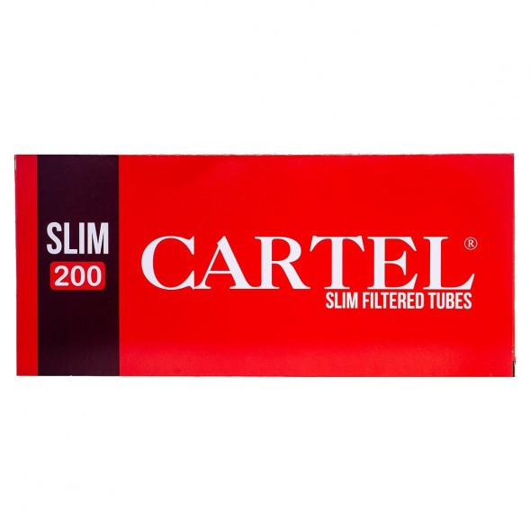 Гильзы сигаретные Cartel - Slim Red 84x17мм (200 штук) купить в Перми