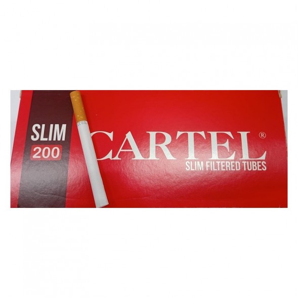 Гильзы сигаретные Cartel - Slim Red 84x17мм (200 штук) купить в Перми
