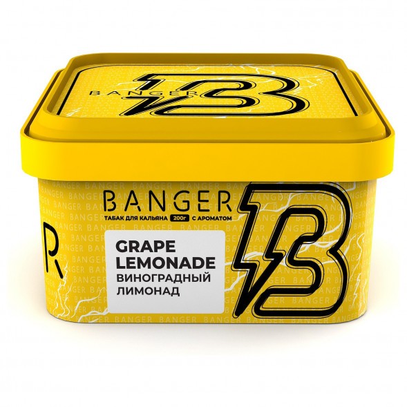 Табак Banger - Grape Lemonade (Виноградный Лимонад, 200 грамм) купить в Перми