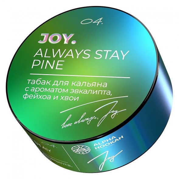 Табак Joy - Always Stay Pine (Эвкалипт, Фейхоа и Хвоя, 25 грамм) купить в Перми