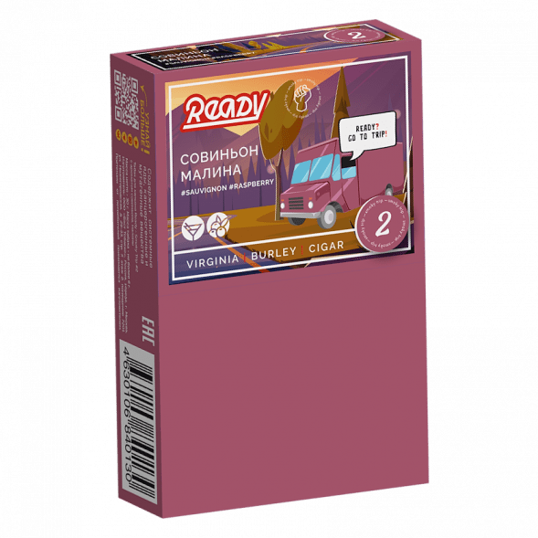Табак Ready - Wine Trip (Smoky Trip №2) (Белое Вино Совиньон Блан, Малина, 25 грамм) купить в Перми