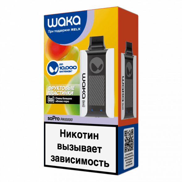 WAKA - Фруктовые Пластинки (10000 затяжек) купить в Перми