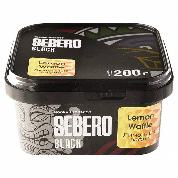 Табак Sebero Black - Lemon Waffle (Лимонные Вафли, 200 грамм) купить в Перми