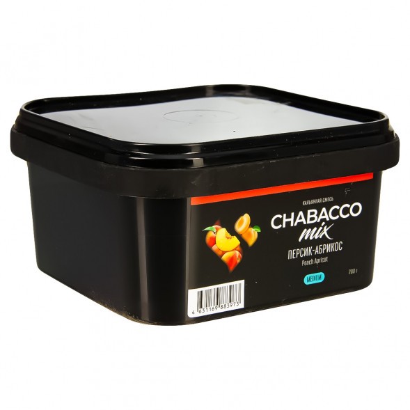 Смесь Chabacco MIX MEDIUM - Peach Apricot (Персик - Абрикос, 200 грамм) купить в Перми