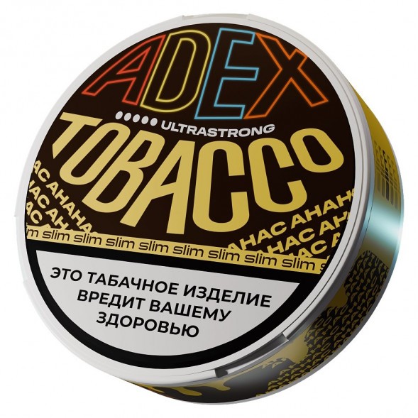 Табак жевательный ADEX ULTRA STRONG SLIM - Ананас купить в Перми