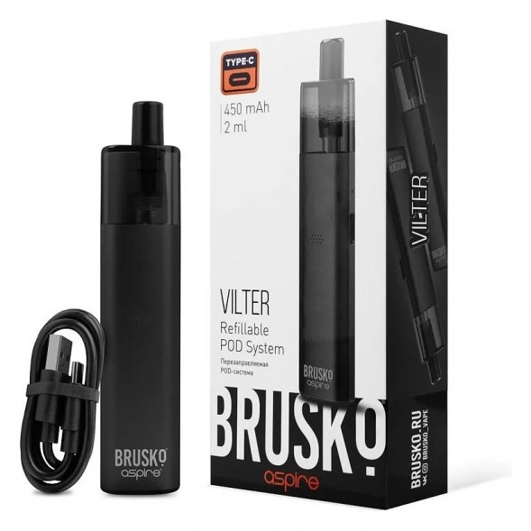 Электронная сигарета Brusko - Vilter (Чёрный) купить в Перми