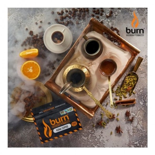 Табак Burn - Kona Coffee (Кона Кофе, 100 грамм) купить в Перми