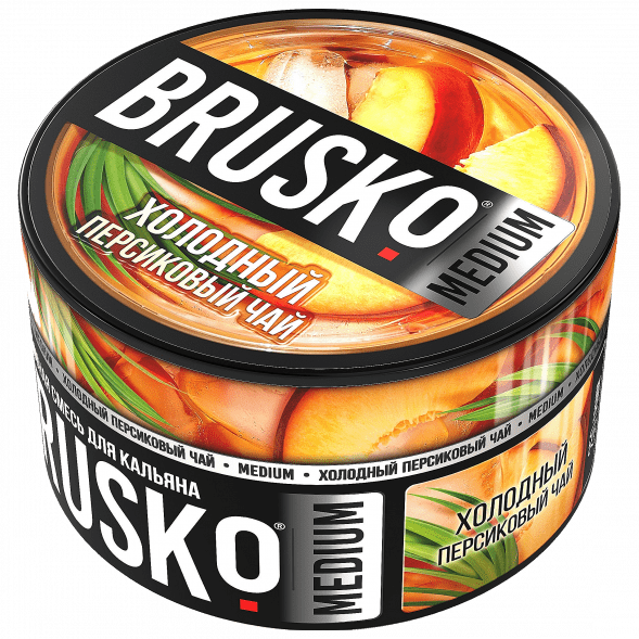 Смесь Brusko Medium - Холодный Персиковый Чай (250 грамм) купить в Перми