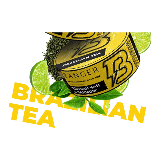 Табак Banger - Brazilian Tea (Чёрный Чай с Лаймом, 100 грамм) купить в Перми