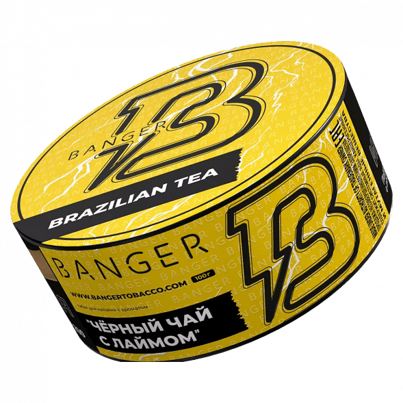 Табак Banger - Brazilian Tea (Чёрный Чай с Лаймом, 100 грамм) купить в Перми