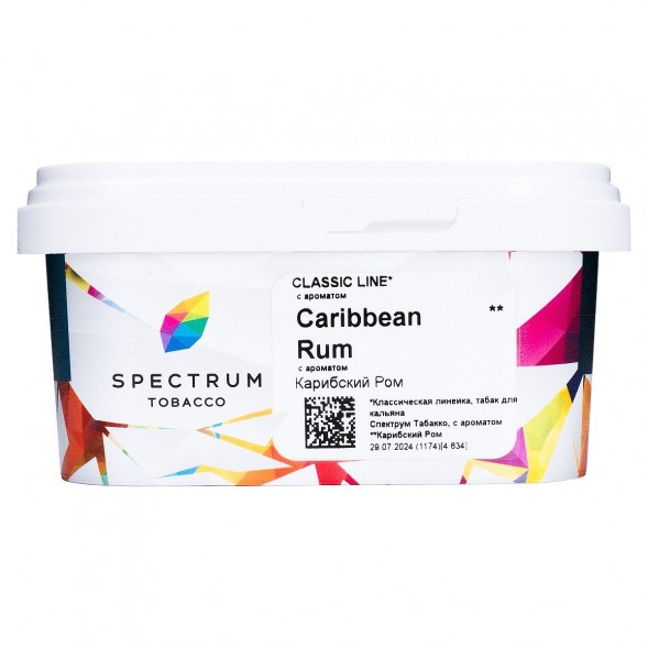 Табак Spectrum - Caribbean Rum (Карибский Ром, 200 грамм) купить в Перми