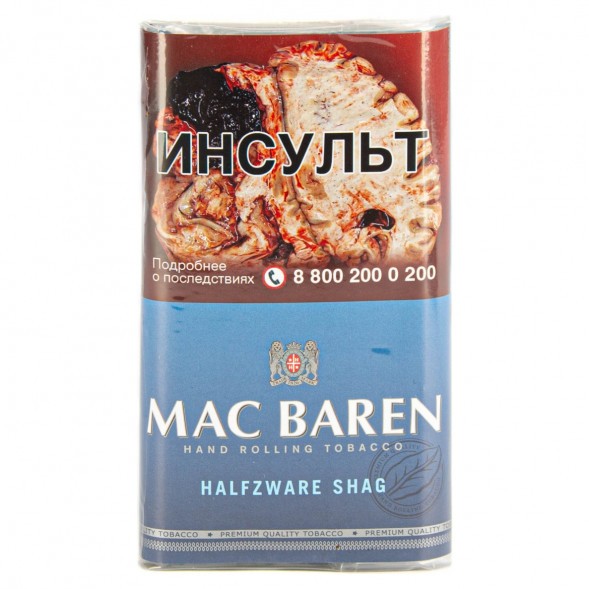Табак сигаретный Mac Baren - Halfzware Shag (40 грамм) купить в Перми