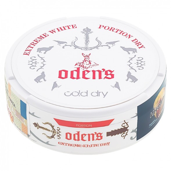 Табак жевательный ODENS - Cold Extreme White Dry (13 грамм, Швеция) купить в Перми