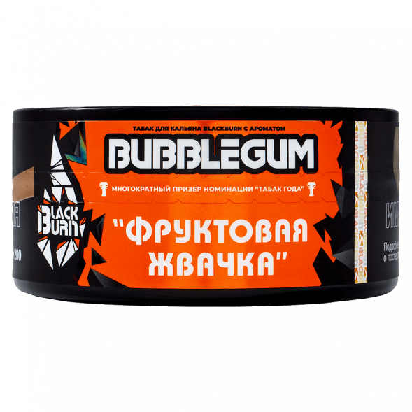 Табак BlackBurn - Bubble Gum (Фруктовая Жвачка, 100 грамм) купить в Перми