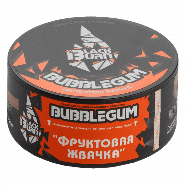 Табак BlackBurn - Bubble Gum (Фруктовая Жвачка, 100 грамм) купить в Перми