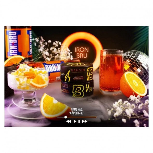 Табак Banger - Iron Bru (Лимонад Айрон Брю, 100 грамм) купить в Перми