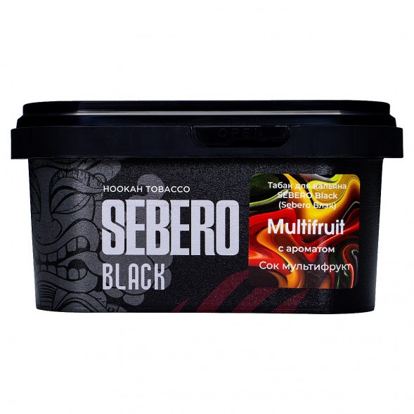 Табак Sebero Black - Multifruit (Сок Мультифрукт, 200 грамм) купить в Перми