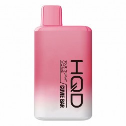 HQD Cuvie BAR - Кислые Мармеладные Червяки (Sour Gummy Worms, 7000 затяжек)