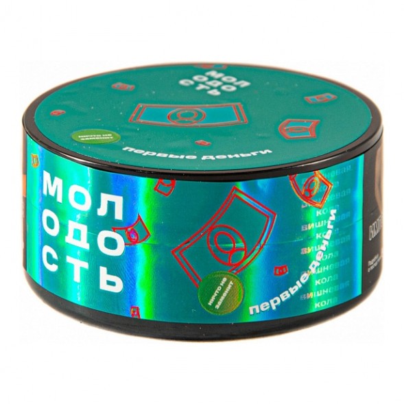 Табак Молодость - Первые Деньги (Вишнёвая Кола, 25 грамм) купить в Перми