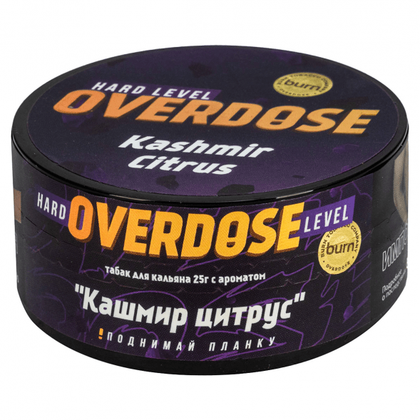 Табак Overdose - Kashmir Citrus (Кашмир Цитрус, 25 грамм) купить в Перми