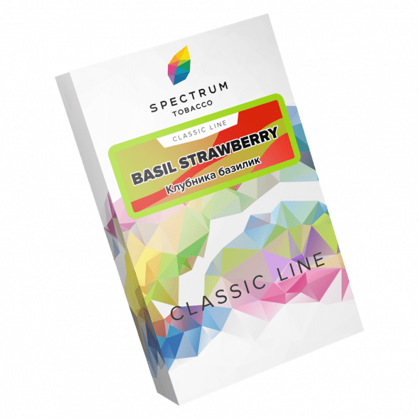 Табак Spectrum - Basil Strawberry (Клубника Базилик, 25 грамм) купить в Перми