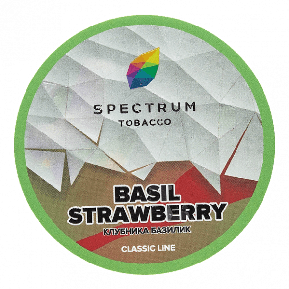 Табак Spectrum - Basil Strawberry (Клубника Базилик, 25 грамм) купить в Перми