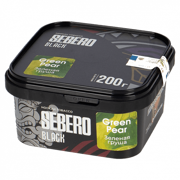 Табак Sebero Black - Green Pear (Зелёная Груша, 200 грамм) купить в Перми