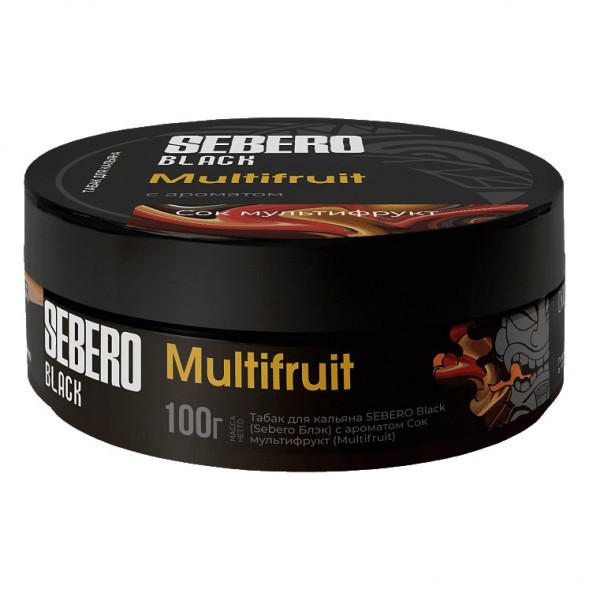 Табак Sebero Black - Multifruit (Сок Мультифрукт, 100 грамм) купить в Перми