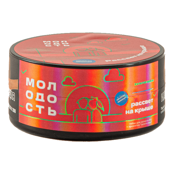 Табак Молодость - Рассвет на Крыше (Земляника, 25 грамм) купить в Перми