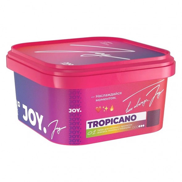 Табак Joy - Tropicano (Ананас, Лимон и Маракуйя, 200 грамм) купить в Перми